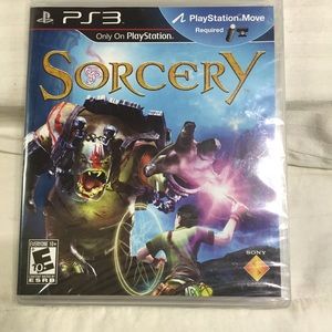 COPY - PS3 Sorcery, still sealed NEW, 1 player, requires PS Move, fight Nightma…